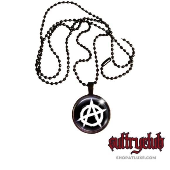 Anarchy Symbol Necklace (Several Styles) - Picture 7 of 16